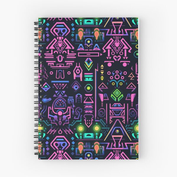 Item preview, Futuristic Tribes: A Fusion of Patterns and Technology Design Collection designed and sold by KaonDesign.
