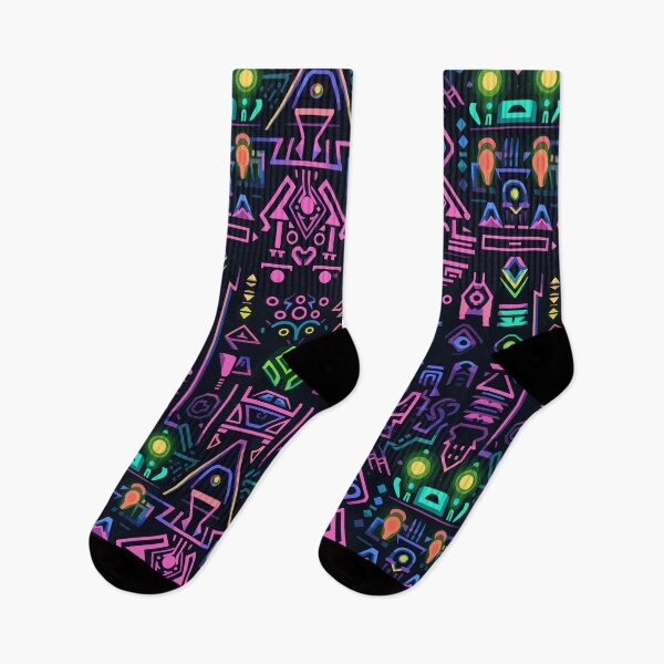 Item preview, Futuristic Tribes: A Fusion of Patterns and Technology Design Collection designed and sold by KaonDesign.
