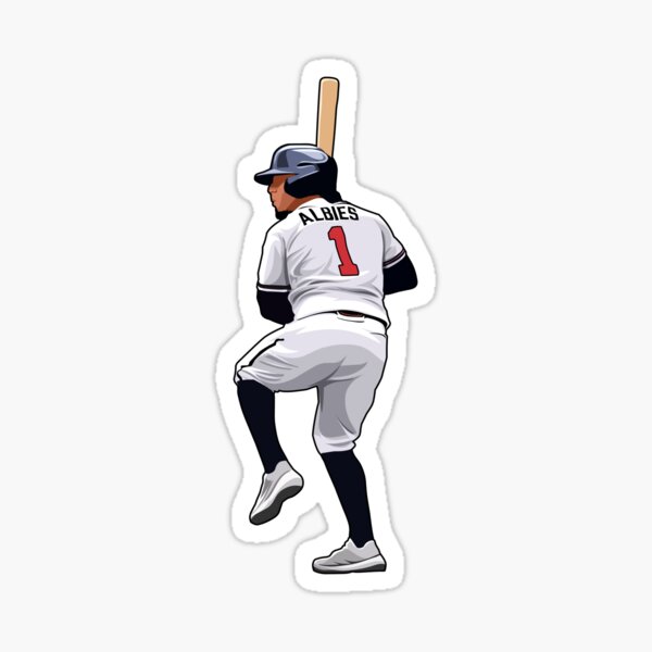 Atlanta Braves: Ozzie Albies 2022 Player Minis - Officially Licensed MLB  Removable Adhesive Decal