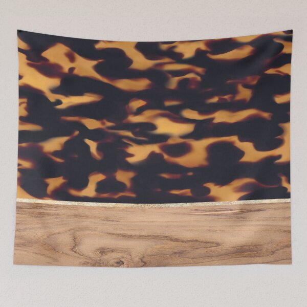 Item preview, Elegant Fusion - Half Tortoise Shell, Half Wood Design designed and sold by Michelle Moss.