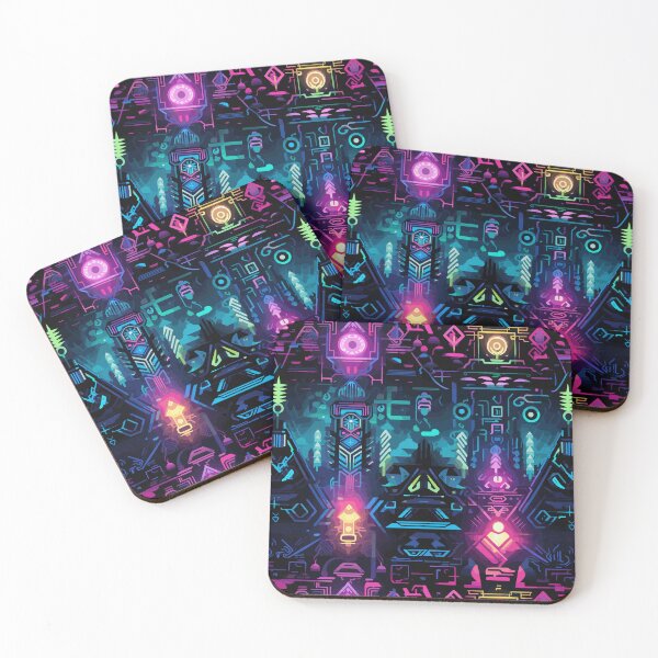 Item preview, Futuristic Tribes: A Fusion of Patterns and Technology Design Collection designed and sold by KaonDesign.