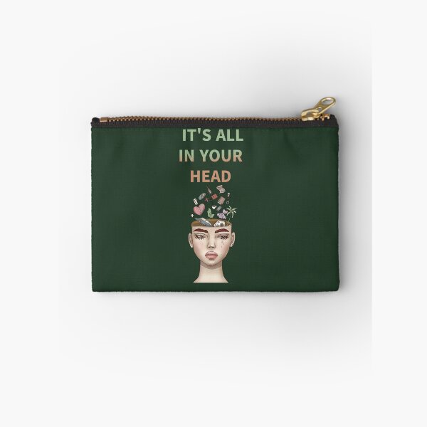 Item preview, its all in your head, surreal illustration designed and sold by La Loca.