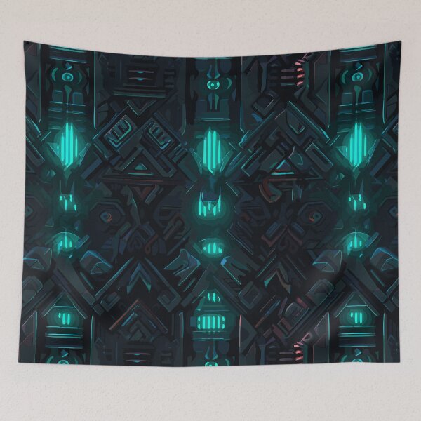 Item preview, Futuristic Tribes: A Fusion of Patterns and Technology Design Collection designed and sold by KaonDesign.