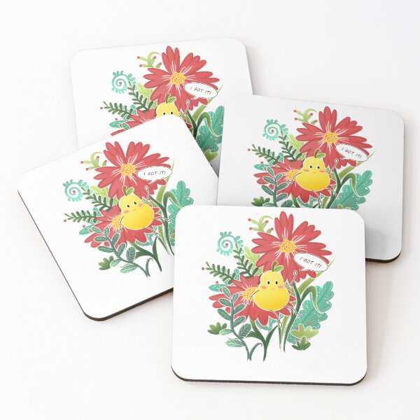 Item preview, Pear And Beautiful Flowers designed and sold by Lychee Design.