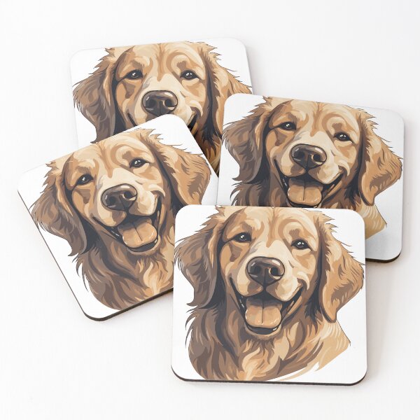 Item preview, Golden Grins: Cartoon Adventure with a Golden Retriever! designed and sold by calharborne.