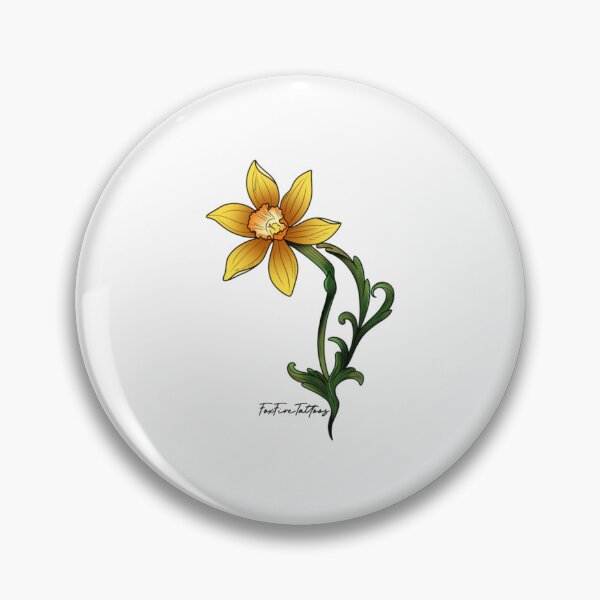 Item preview, Baroque filigree Daffodil designed and sold by BreannBarrows.