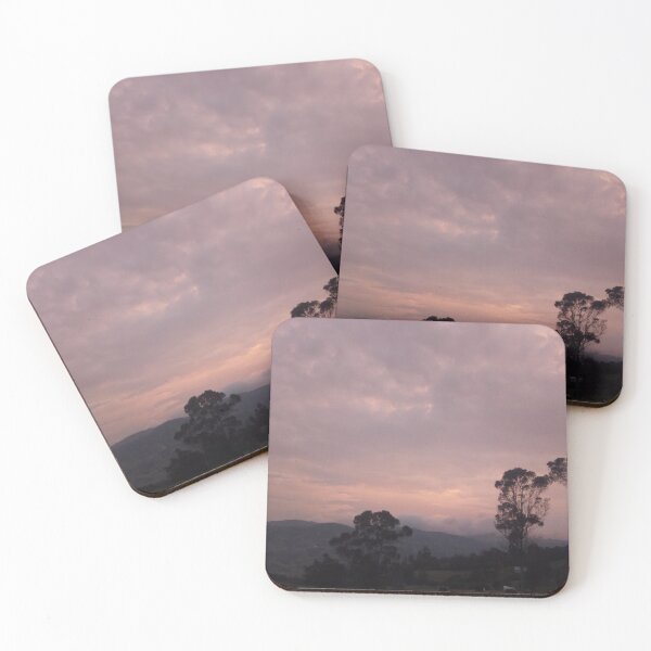 Item preview, pink landscapes designed and sold by angielore.