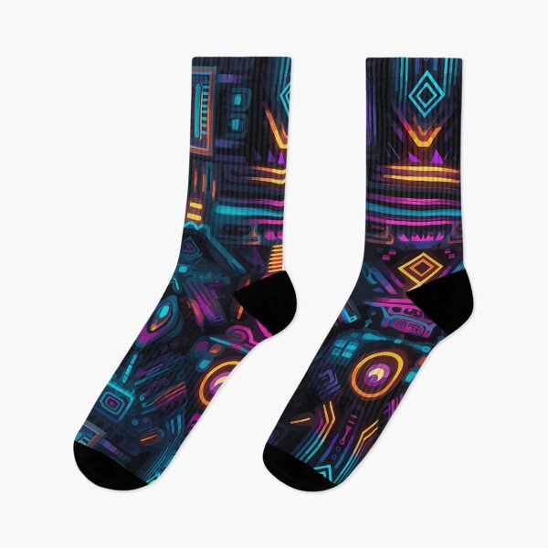 Item preview, Futuristic Tribes: A Fusion of Patterns and Technology Design Collection designed and sold by KaonDesign.