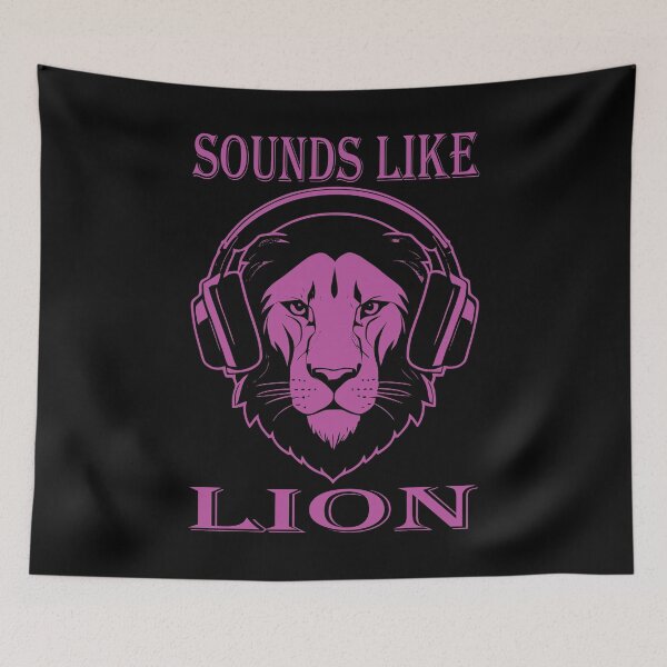 Item preview, Sounds Lion Fuchsia designed and sold by Soulemotion.