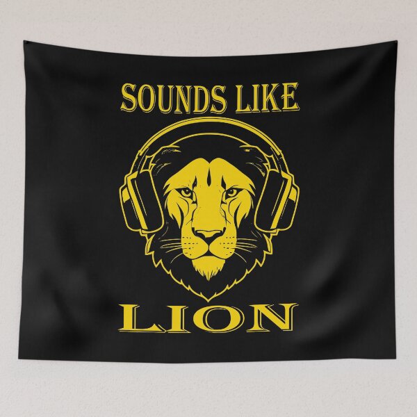 Item preview, Sounds Lion Yellow designed and sold by Soulemotion.