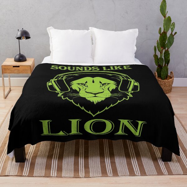 Aperçu de l'œuvre Sons Lion Jaune-vert créée et vendue par Soulemotion.