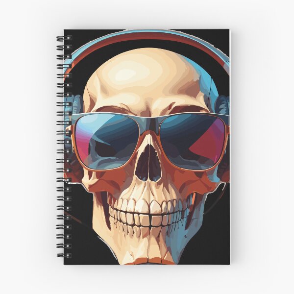 Item preview, Skull With Headphone and sunglasses designed and sold by StevenHignell.