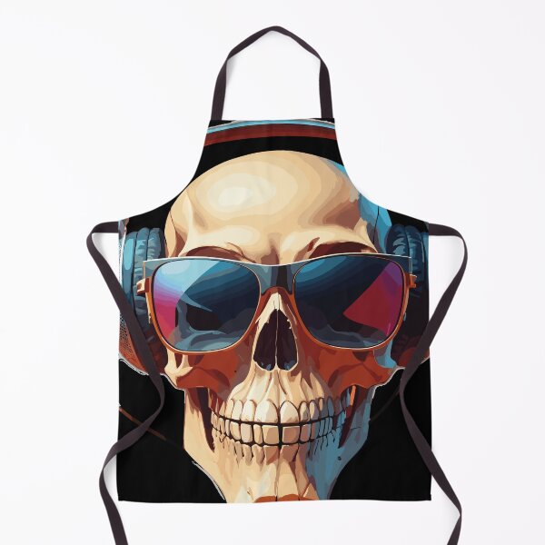 Item preview, Skull With Headphone and sunglasses designed and sold by StevenHignell.
