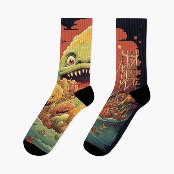 Item preview, Nachos Monster Destroy designed and sold by AndyreiSman.