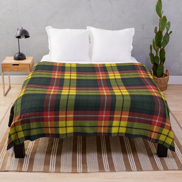 Buchanan M Original Scottish Tartan Throw Blanket