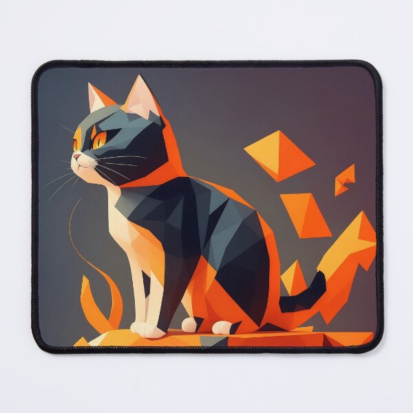 Aperçu de l'œuvre "Charme félin radieux : image de chat orange 3D douce et captivante pour tous les amoureux des chats" créée et vendue par LittleLady8.