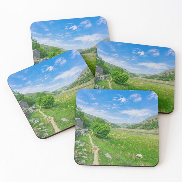 Item preview, Path through Swaledale, looking towards the head of the valley. designed and sold by MichaelBShannon.