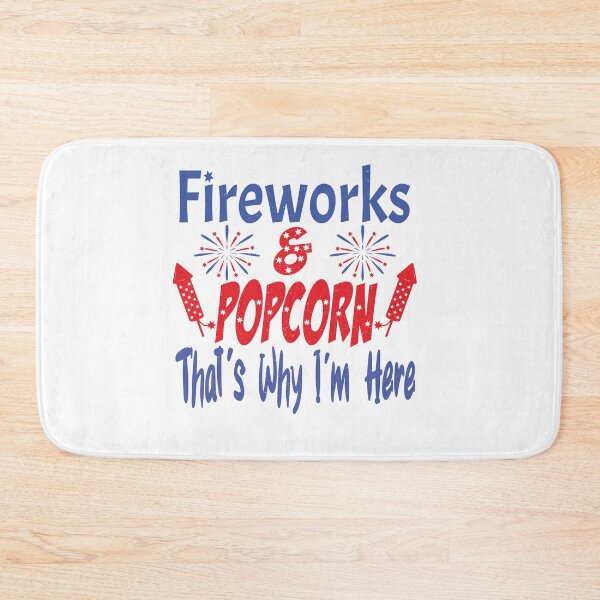 Item preview, Fireworks And Popcorn That's Why I'm Here Funny 4th Of July Celebration Gift designed and sold by YAHIA-14.