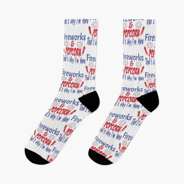 Item preview, Fireworks And Popcorn That's Why I'm Here Funny 4th Of July Celebration Gift designed and sold by YAHIA-14.