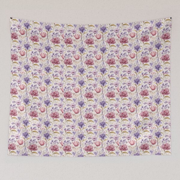 Item preview, Floral Waves Repeat Pattern designed and sold by ZOS HOUSE.