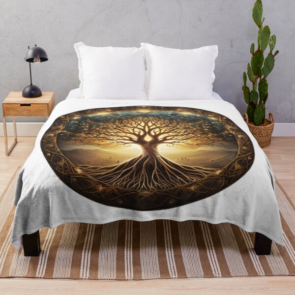 Item preview, World Tree in a Circle Fantasy 2 designed and sold by radhakidesign.