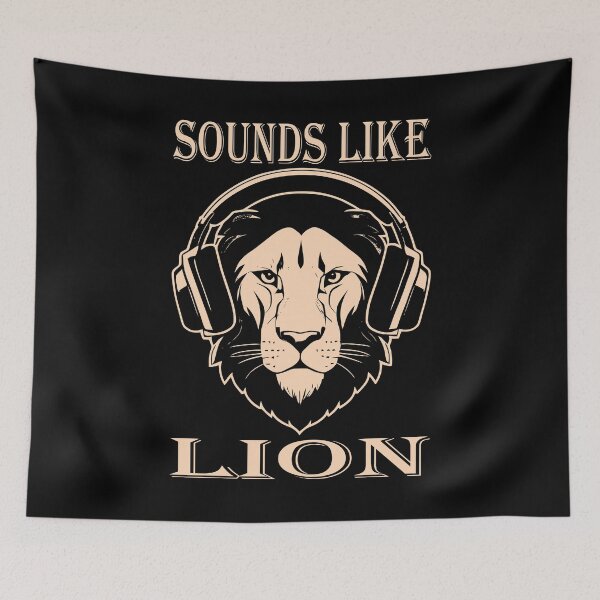 Item preview, Sounds Lion Peach designed and sold by Soulemotion.