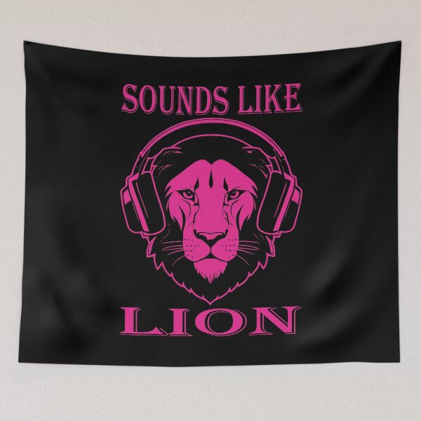 Item preview, Sounds Lion Pink designed and sold by Soulemotion.