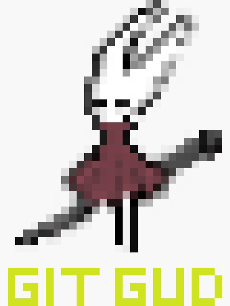 Hollow Knight Hornet Git Gud Sticker 