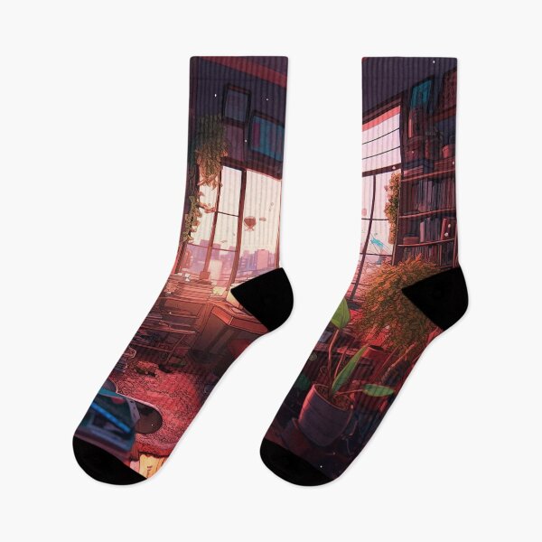 Item preview, Aesthetic Room With Pink Skies View designed and sold by darleanvoden.