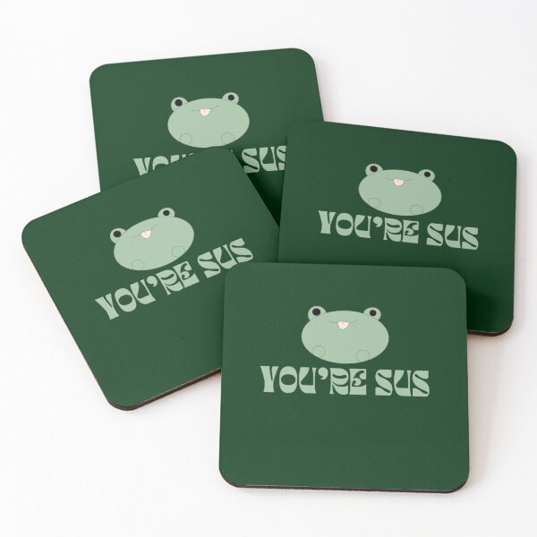 Item preview, You_re Sus Cute Frog Green Design designed and sold by JasmineLotu.