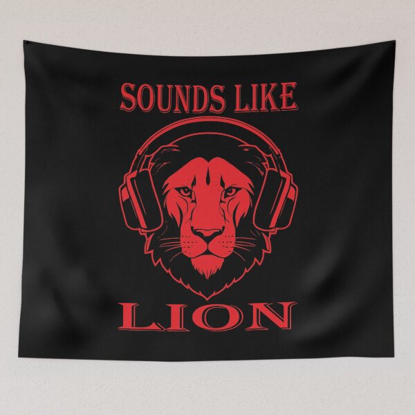 Item preview, Sounds Lion Red designed and sold by Soulemotion.