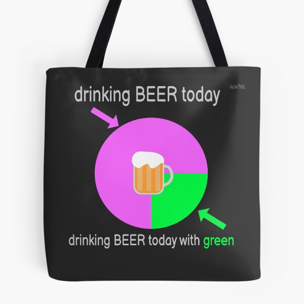 Item preview, drinking Beer today designed and sold by wowitsmytshirt.