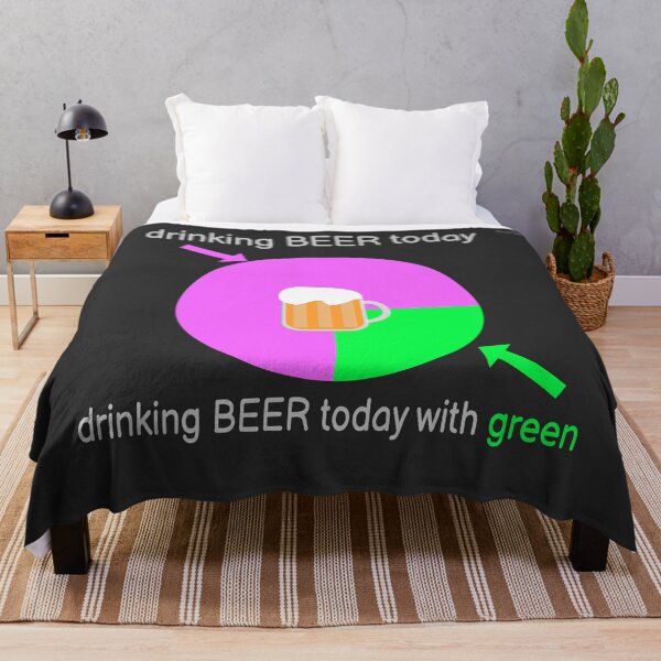 Item preview, drinking Beer today designed and sold by wowitsmytshirt.