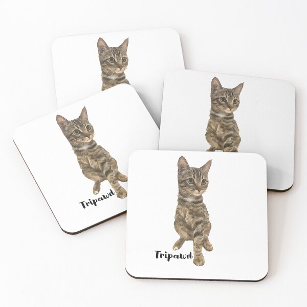 Item preview, Leila the Tripawd Three-Legged Cat designed and sold by leilathetripawd.