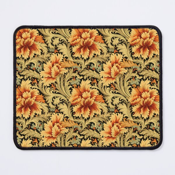 Item preview, Orange Floral Repeat designed and sold by ZOS HOUSE.