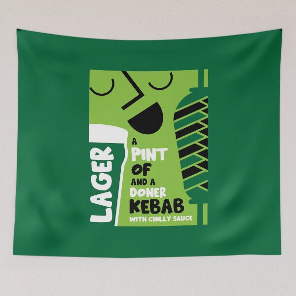 Item preview, British Doner Kebab Foodie designed and sold by happygiftideas.
