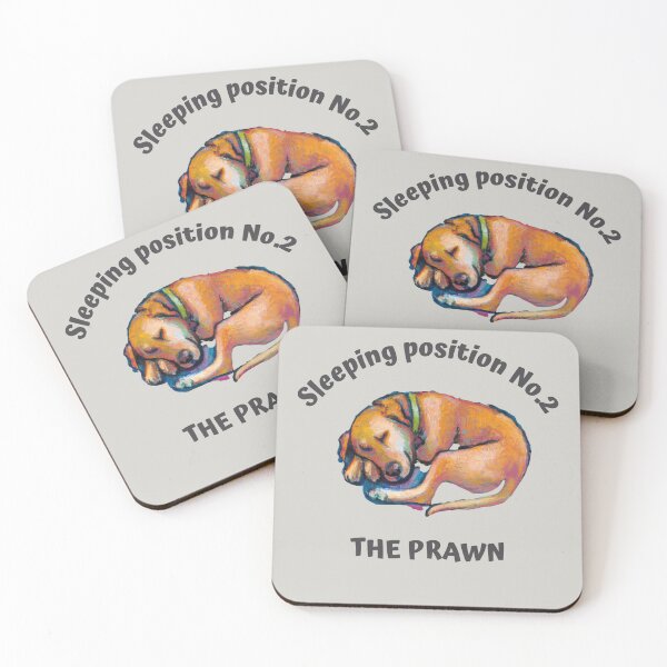 Item preview, Dog sleeping position 2 - the prawn designed and sold by kookycomet.
