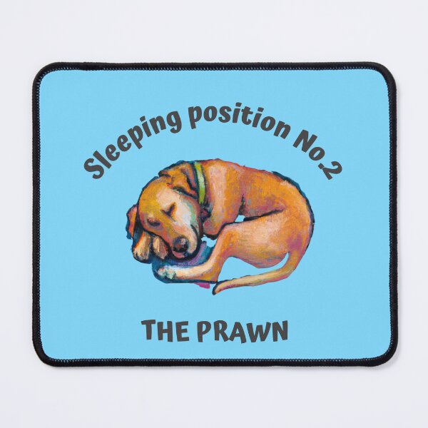 Item preview, Dog sleeping position 2 - the prawn designed and sold by kookycomet.