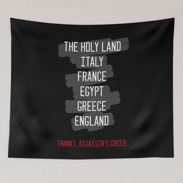 Item preview,  Assassin's Creed - Countries I've visited designed and sold by HighFives555.