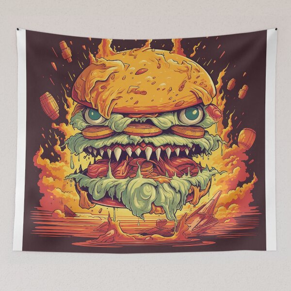 Item preview, Burger Monster Angry designed and sold by AndyreiSman.