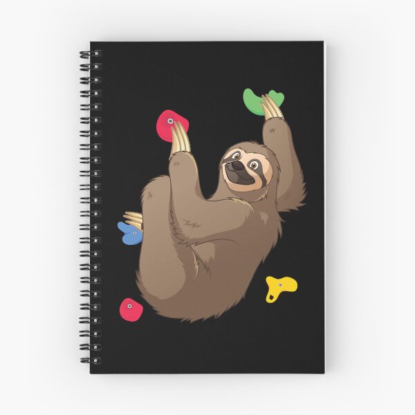 Item preview, Cat Sloth Climbing Mountaineering designed and sold by MooonTees.