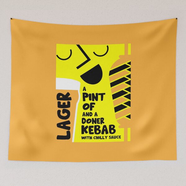 Item preview, British Doner Kebab Foodie designed and sold by happygiftideas.