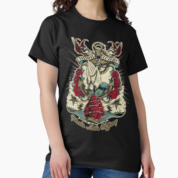 Glaube Liebe Hoffnung - Sailor Tattoo Design Classic T-Shirt
