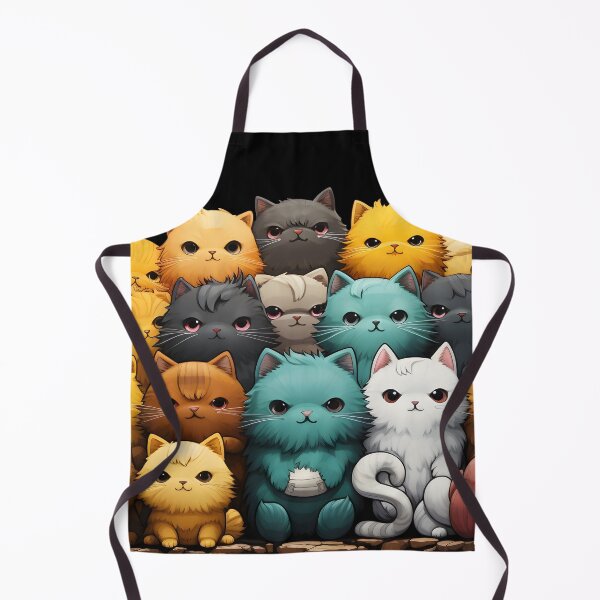 Item preview, Colorful Feline Extravaganza: A Kaleidoscope of Vibrant Cats designed and sold by BNCH44.