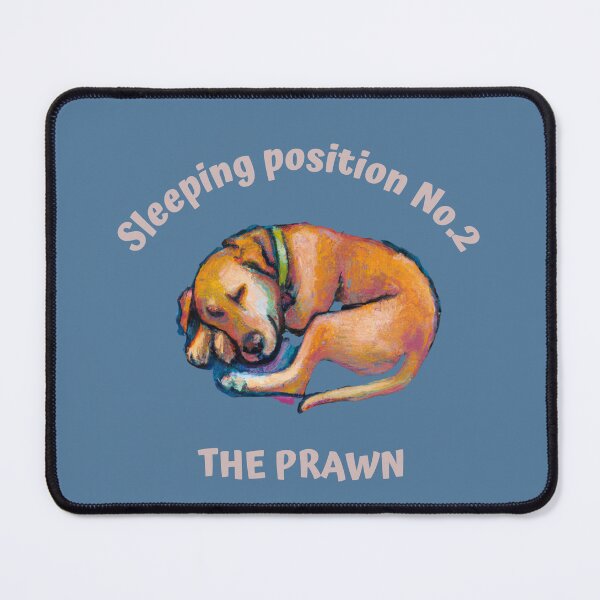 Item preview, Dog sleeping position 2 - the prawn designed and sold by kookycomet.