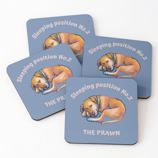 Item preview, Dog sleeping position 2 - the prawn designed and sold by kookycomet.