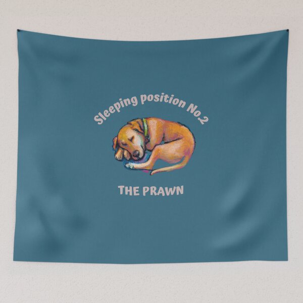 Item preview, Dog sleeping position 2 - the prawn designed and sold by kookycomet.