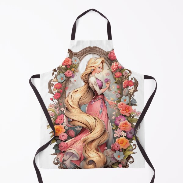 Item preview, Rapunzel medallion surrounded by flowers designed and sold by ladivinefactory.