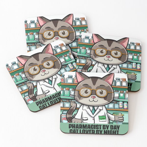 Item preview, Pharmacist By Day Cat Lover By Night designed and sold by TheHelpingCat.