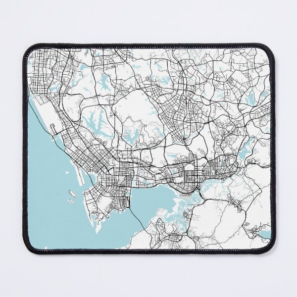 Item preview, Shenzhen City Map of Guangdong, China - Circle designed and sold by deMAP.